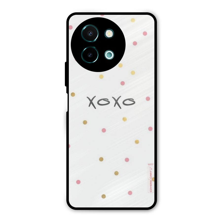 Polka Hugs Metal Back Case for Vivo Y58