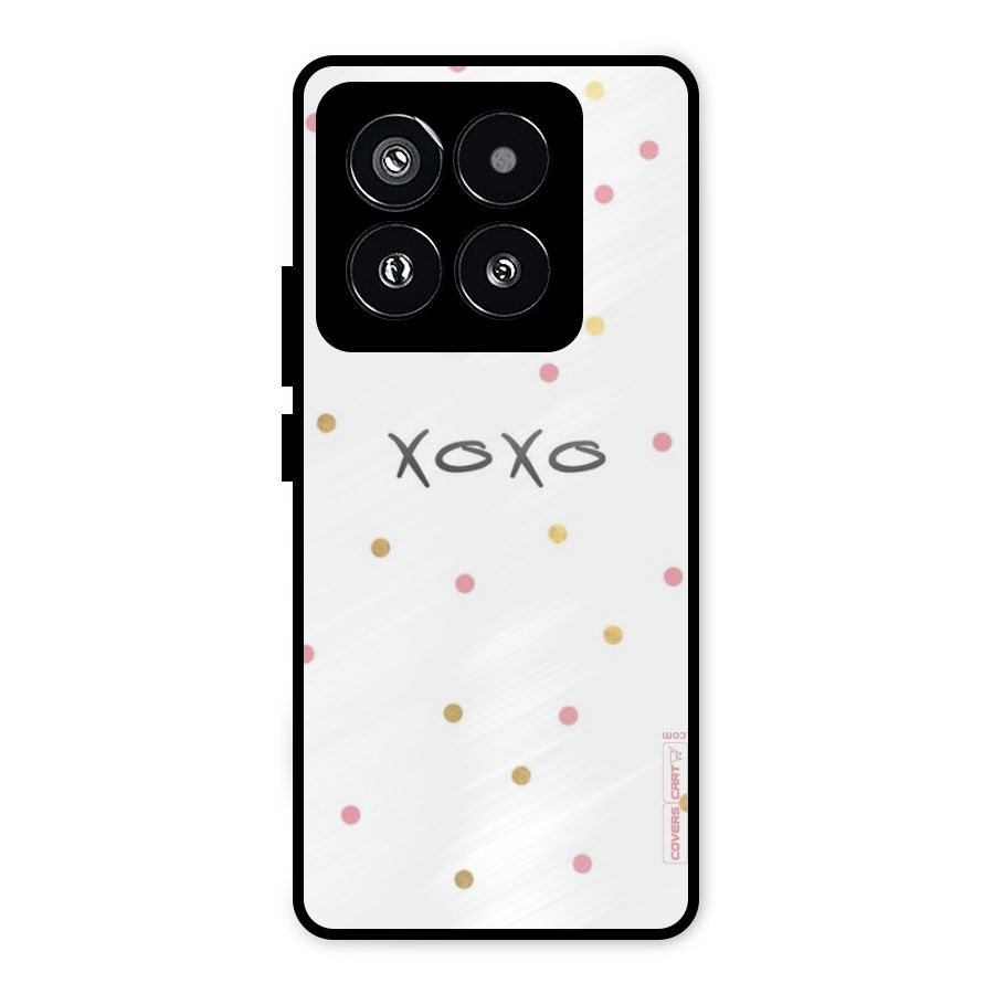 Polka Hugs Metal Back Case for Xiaomi 14 Pro
