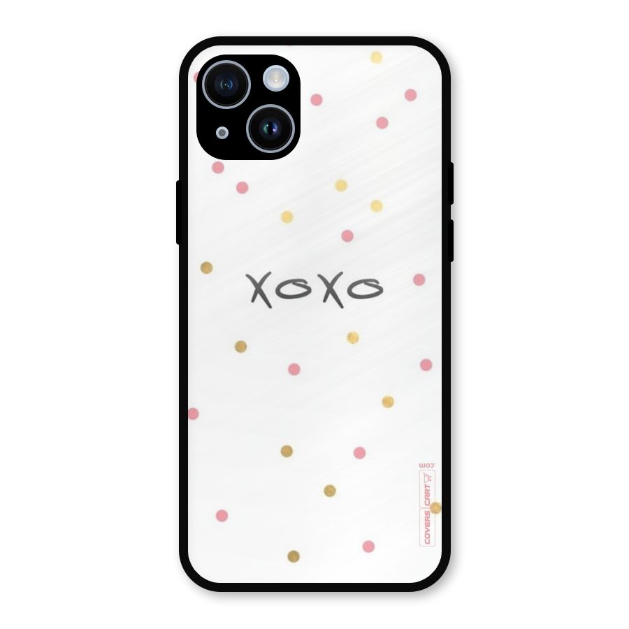 Polka Hugs Metal Back Case for iPhone 14