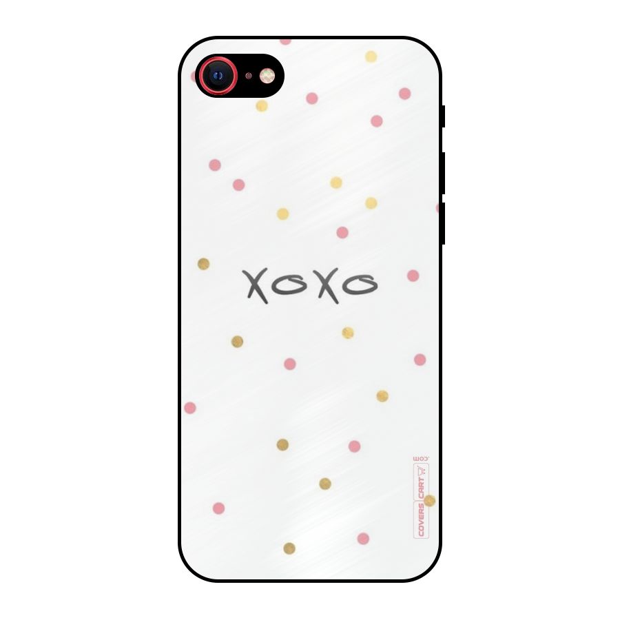 Polka Hugs Metal Back Case for iPhone 7