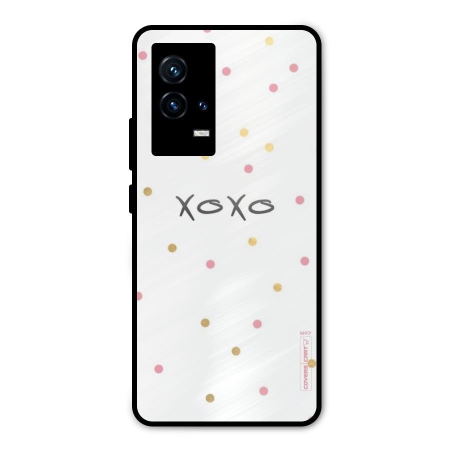 Polka Hugs Metal Back Case for iQOO 9 5G