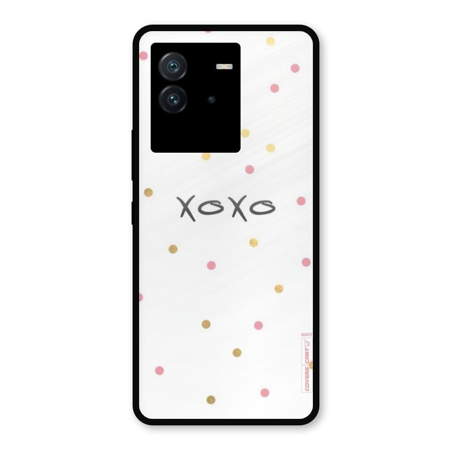 Polka Hugs Metal Back Case for iQOO Neo 6 5G