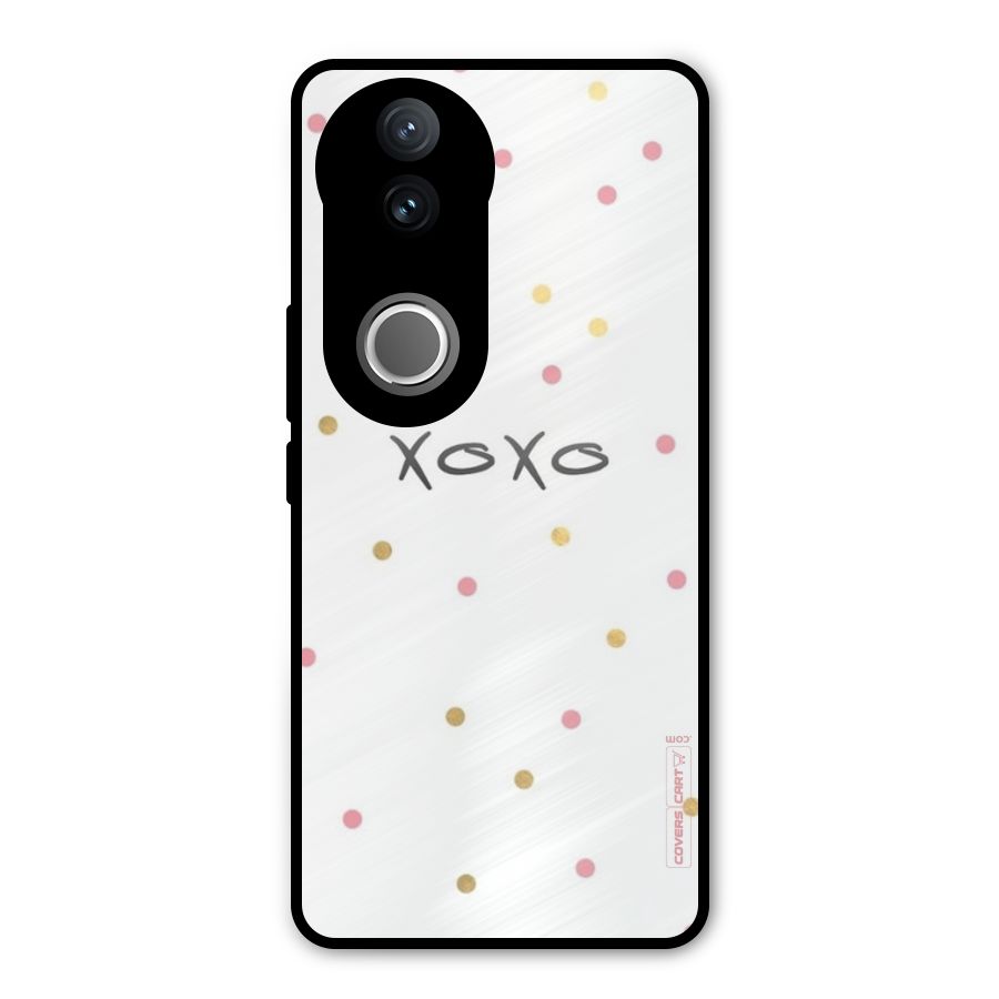 Polka Hugs Metal Back Case for iQOO Z10R