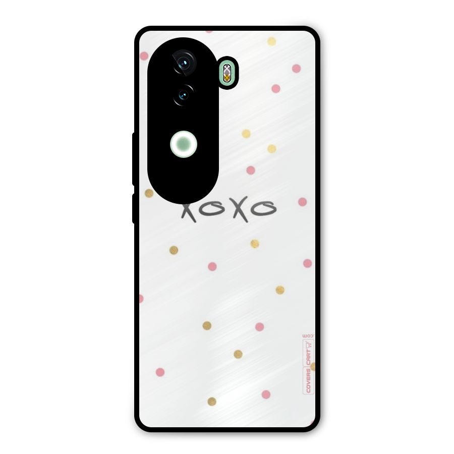 Polka Hugs Metal Back Case for iQOO Z9s