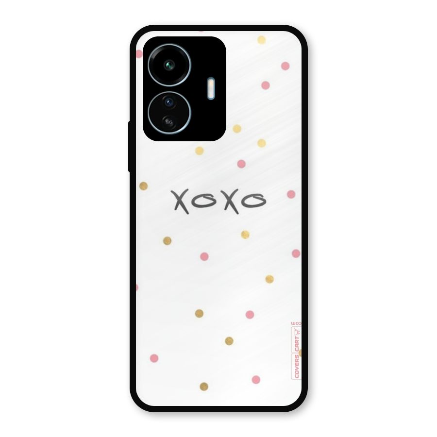 Polka Hugs Metal Back Case for vivo iQOO Z6 Lite 5G