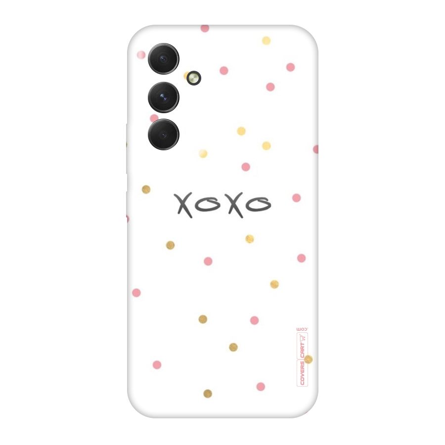 Polka Hugs Original Polycarbonate Back Case for Galaxy A54