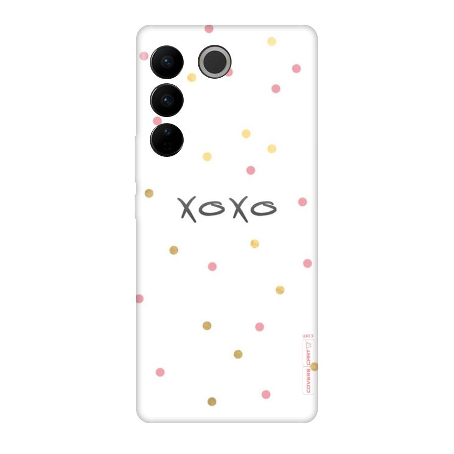 Polka Hugs Original Polycarbonate Back Case for Vivo V27