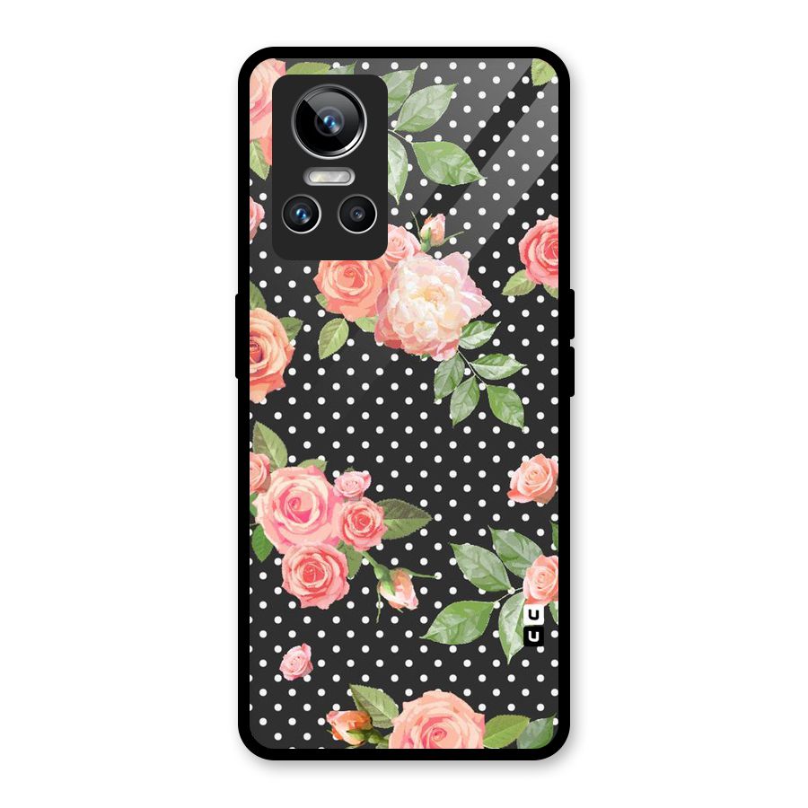 Polka Peach Glass Back Case for Realme GT Neo 3