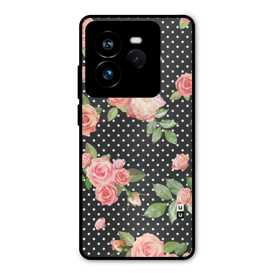 Polka Peach Metal Back Case for Realme GT 7 Pro