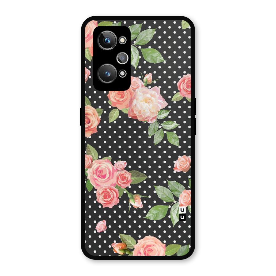 Polka Peach Metal Back Case for Realme GT Neo 3T
