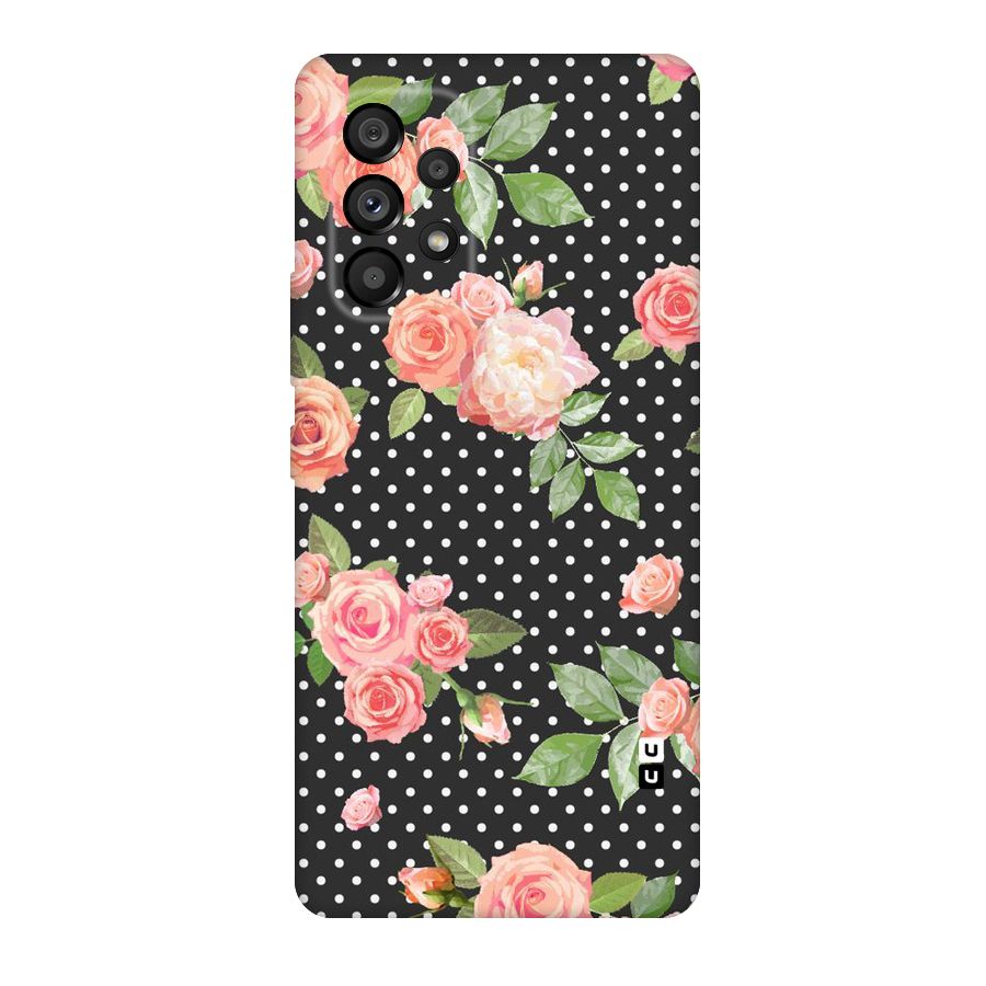 Polka Peach Original Polycarbonate Back Case for Galaxy A53 5G
