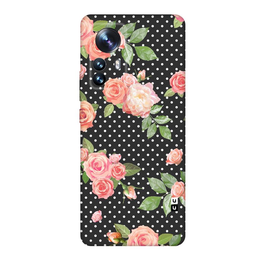 Polka Peach Original Polycarbonate Back Case for Xiaomi 12 Pro