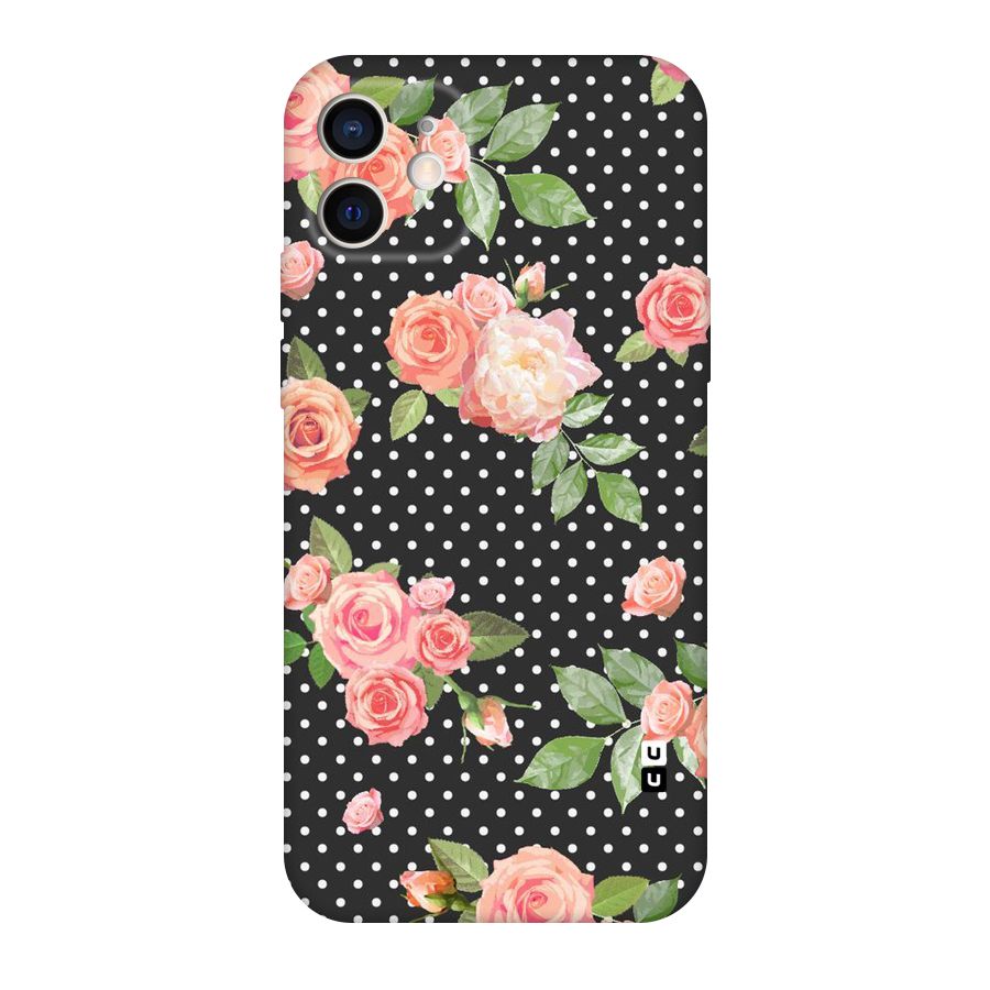 Polka Peach Original Polycarbonate Back Case for iPhone 12