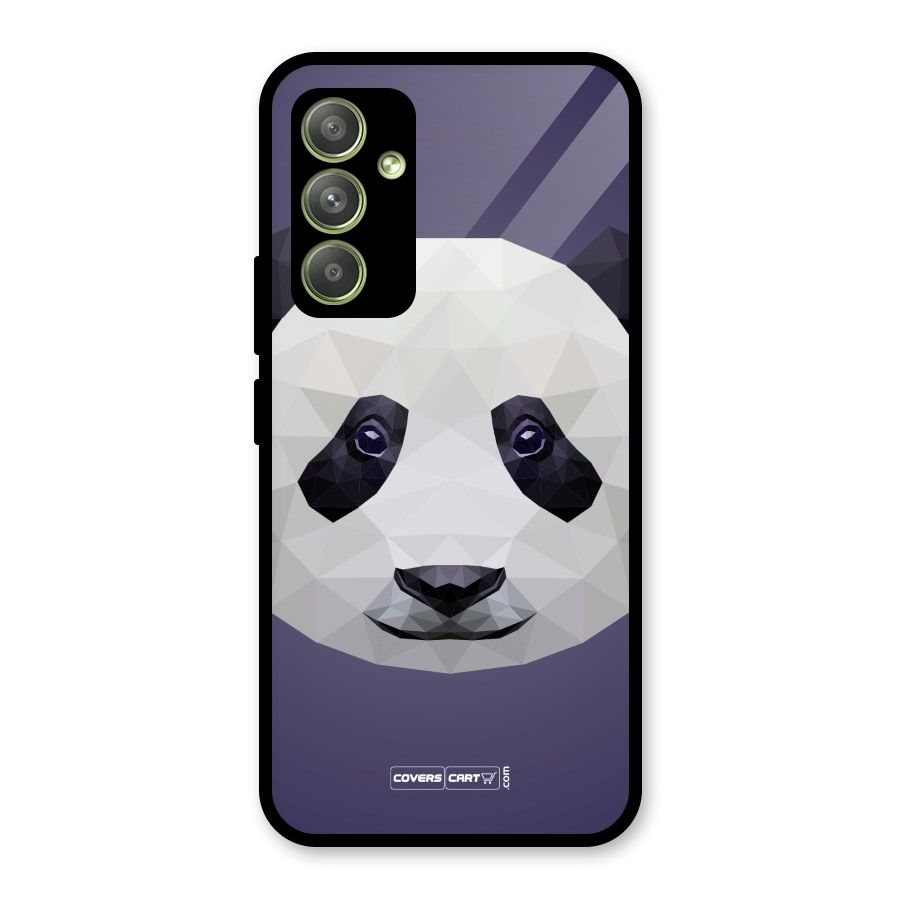 Polygon Panda Glass Back Case for Galaxy A54
