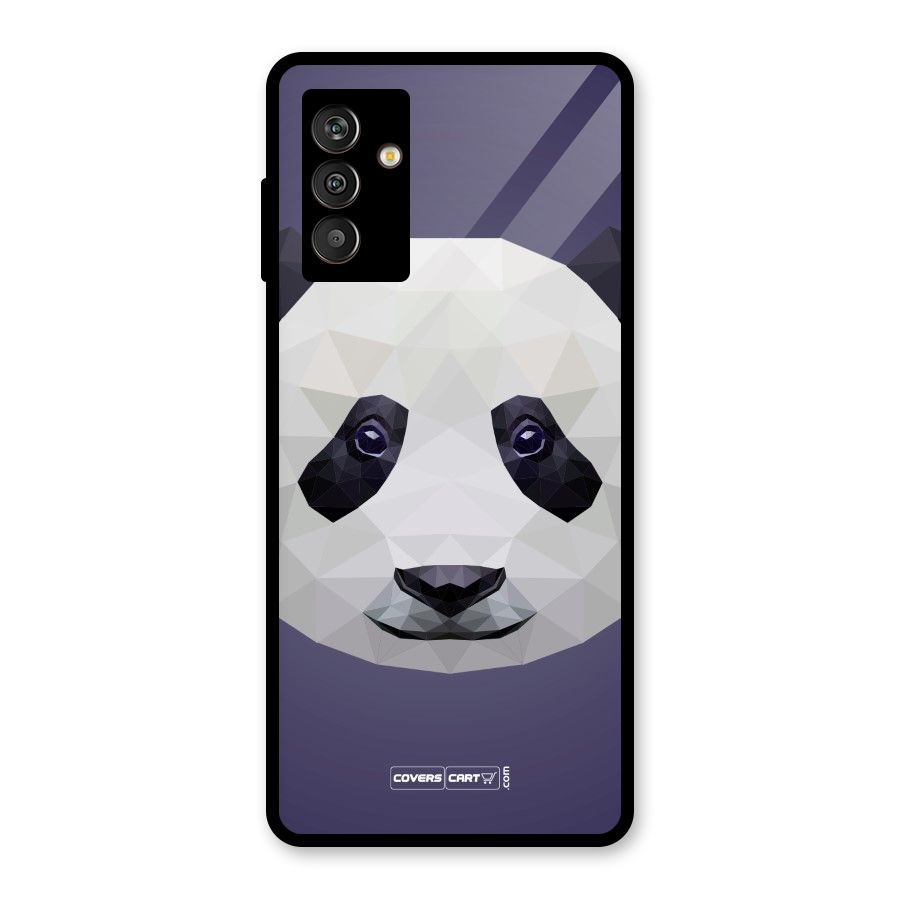 Polygon Panda Glass Back Case for Galaxy M13