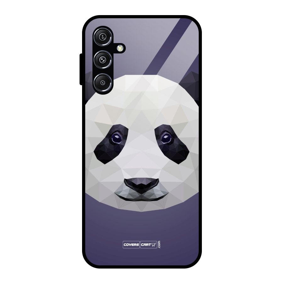Polygon Panda Glass Back Case for Galaxy M34 5G