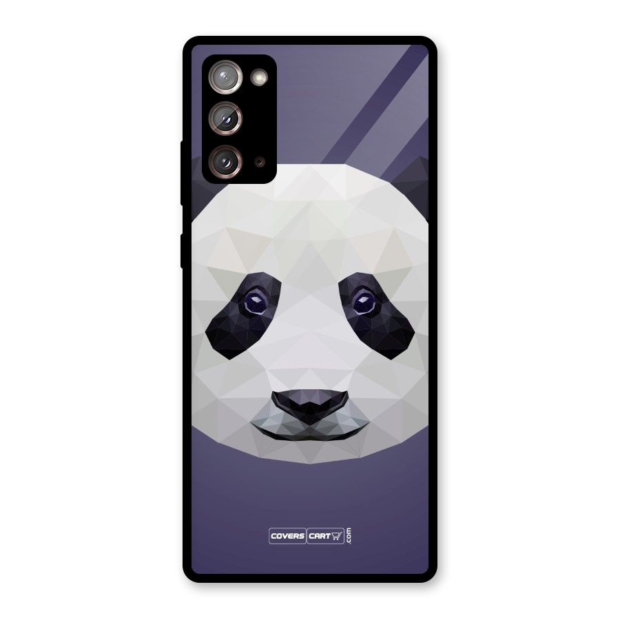 Polygon Panda Glass Back Case for Galaxy Note 20