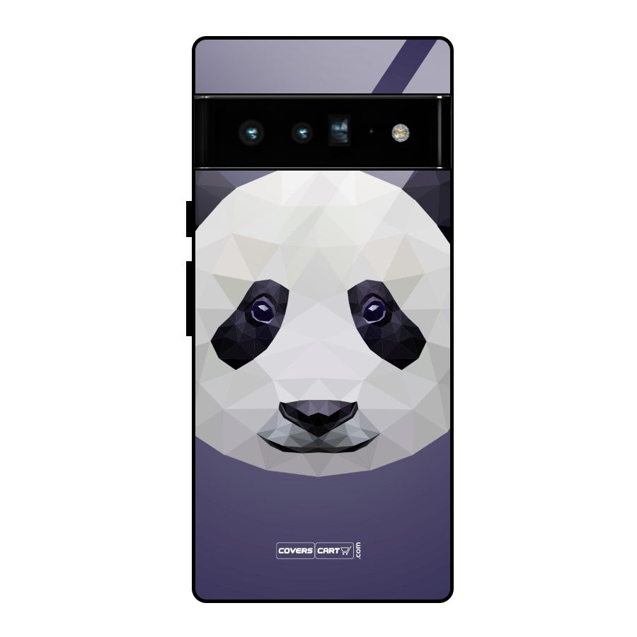 Polygon Panda Glass Back Case for Google Pixel 6 Pro