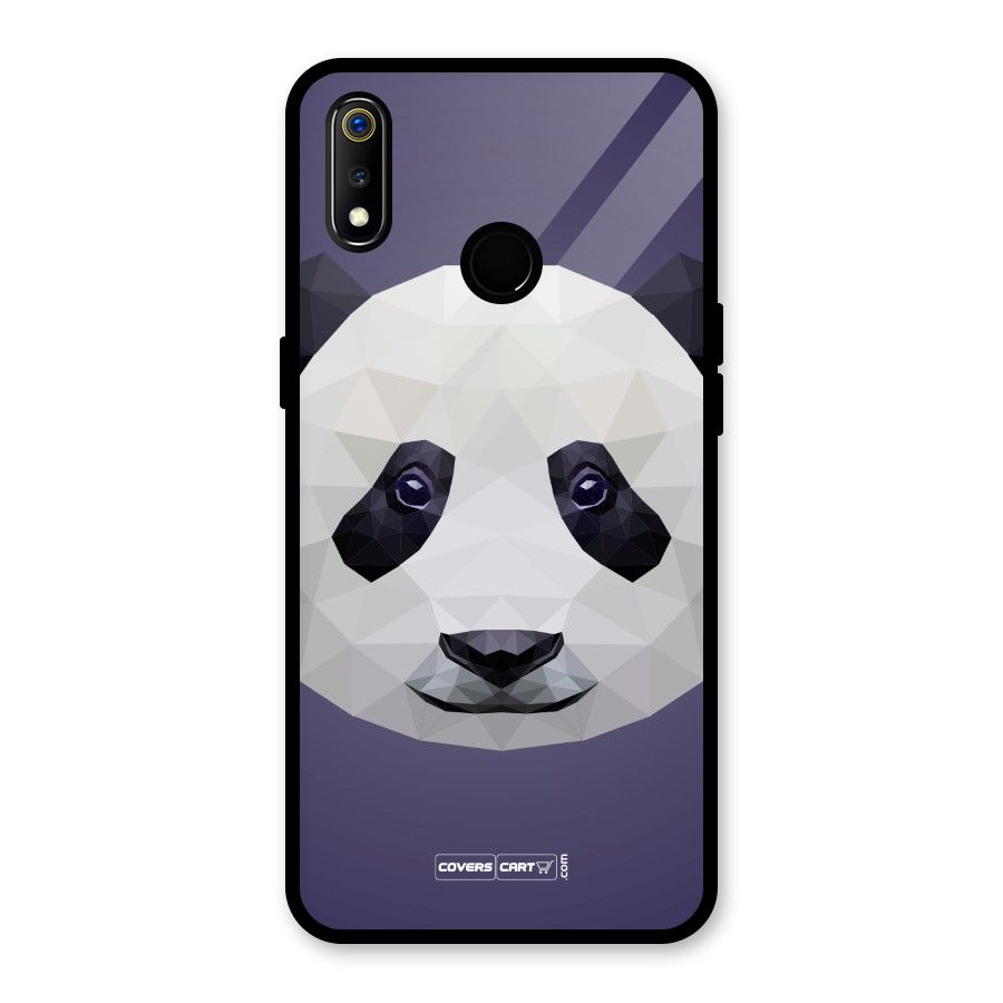 Polygon Panda Glass Back Case for Realme 3i