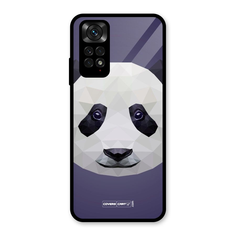 Polygon Panda Glass Back Case for Redmi Note 11S