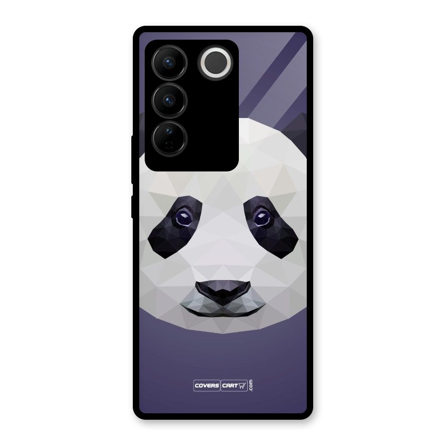 Polygon Panda Glass Back Case for Vivo V27