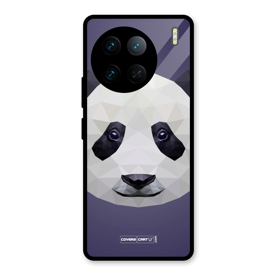 Polygon Panda Glass Back Case for Vivo X90 Pro