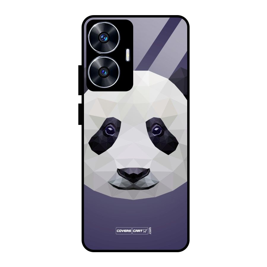 Polygon Panda Glass Back Case for realme C55