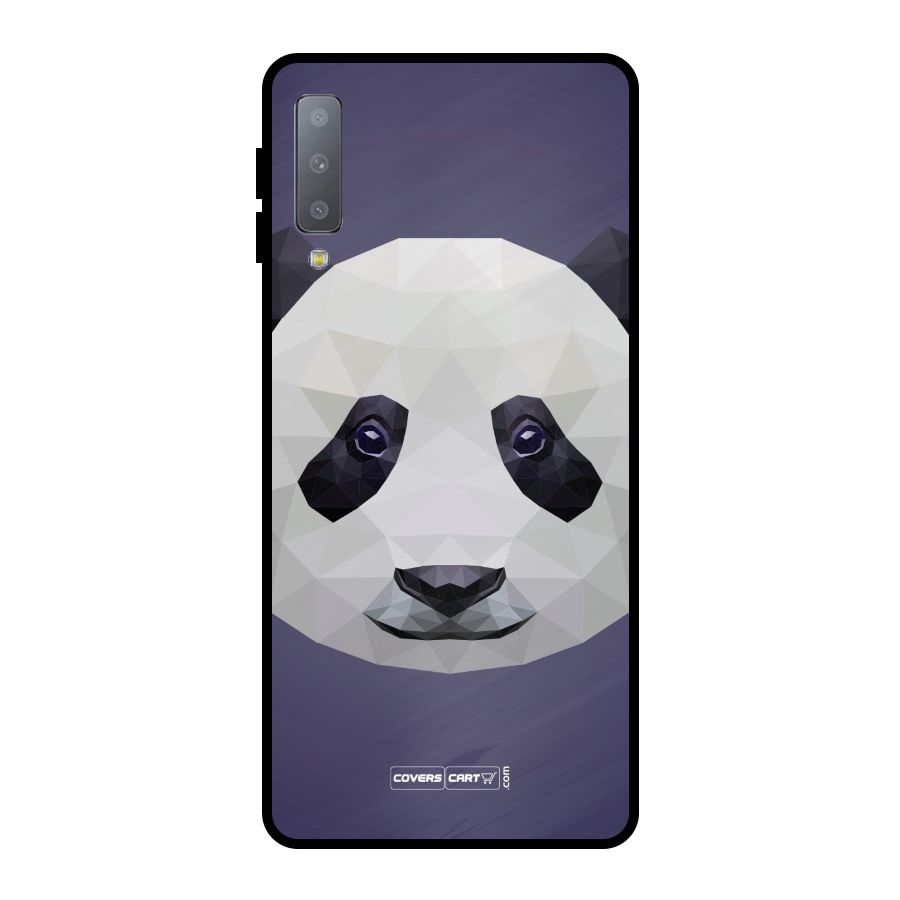 Polygon Panda Metal Back Case for Galaxy A7 (2018)