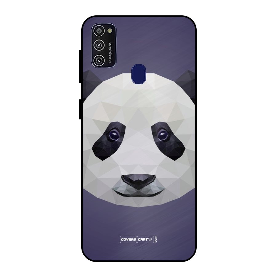 Polygon Panda Metal Back Case for Galaxy M21