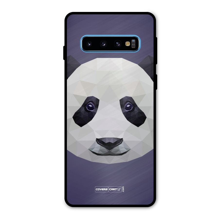 Polygon Panda Metal Back Case for Galaxy S10