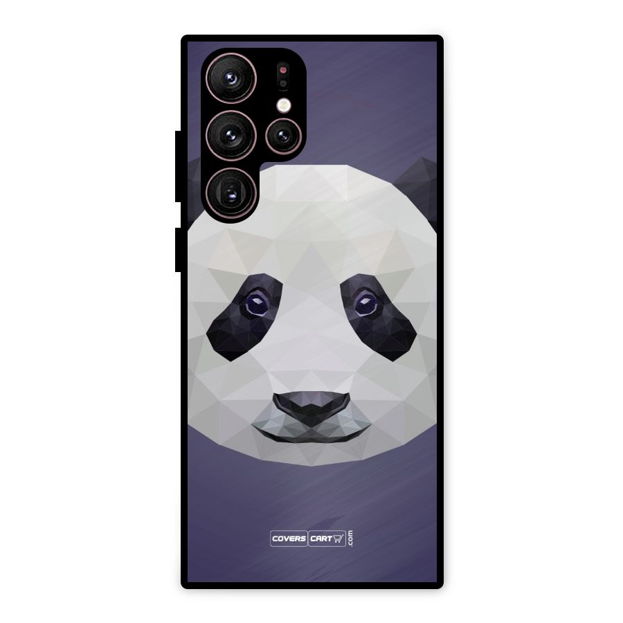 Polygon Panda Metal Back Case for Galaxy S22 Ultra 5G