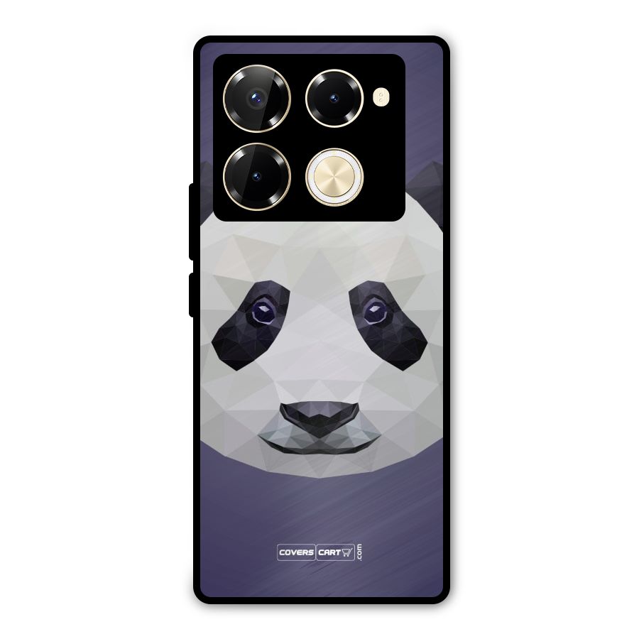 Polygon Panda Metal Back Case for Infinix Note 40 Pro