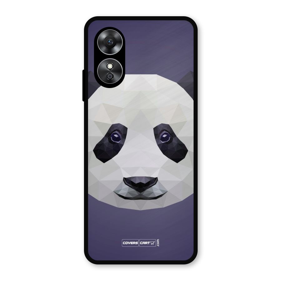 Polygon Panda Metal Back Case for Oppo A17