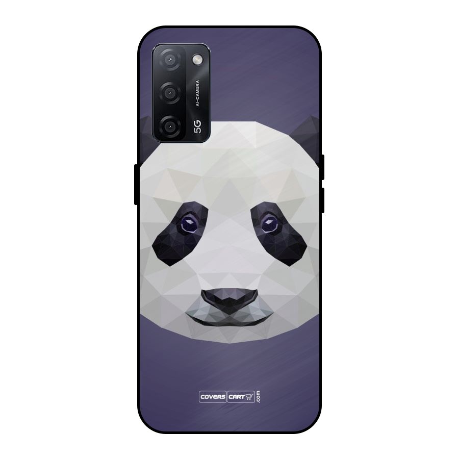 Polygon Panda Metal Back Case for Oppo A53s 5G