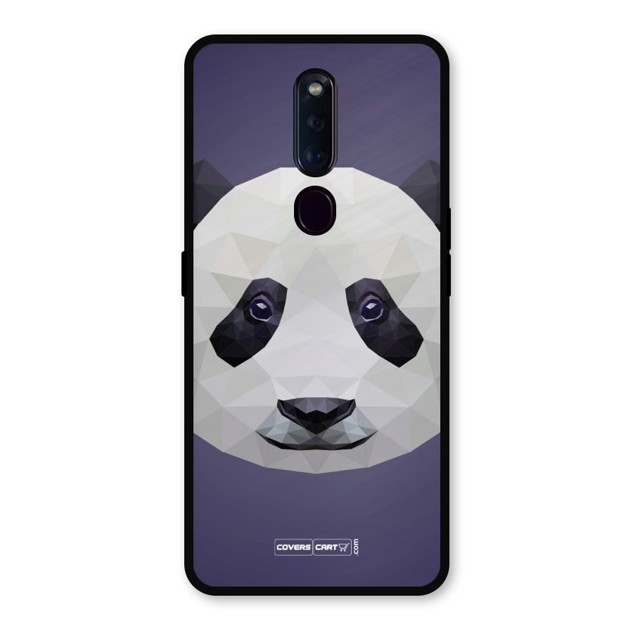 Polygon Panda Metal Back Case for Oppo F11 Pro