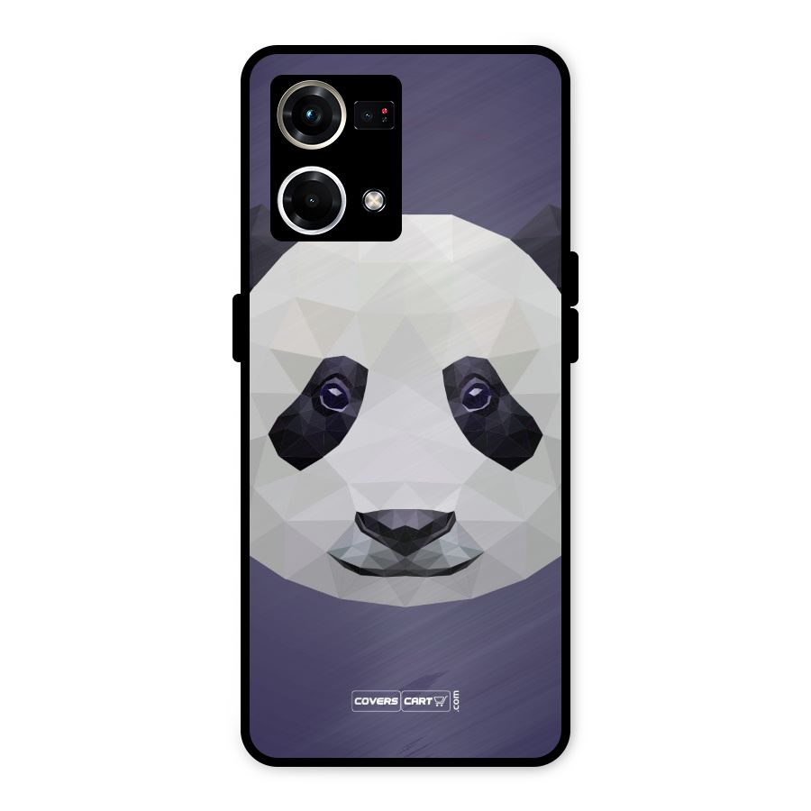 Polygon Panda Metal Back Case for Oppo F21 Pro 4G