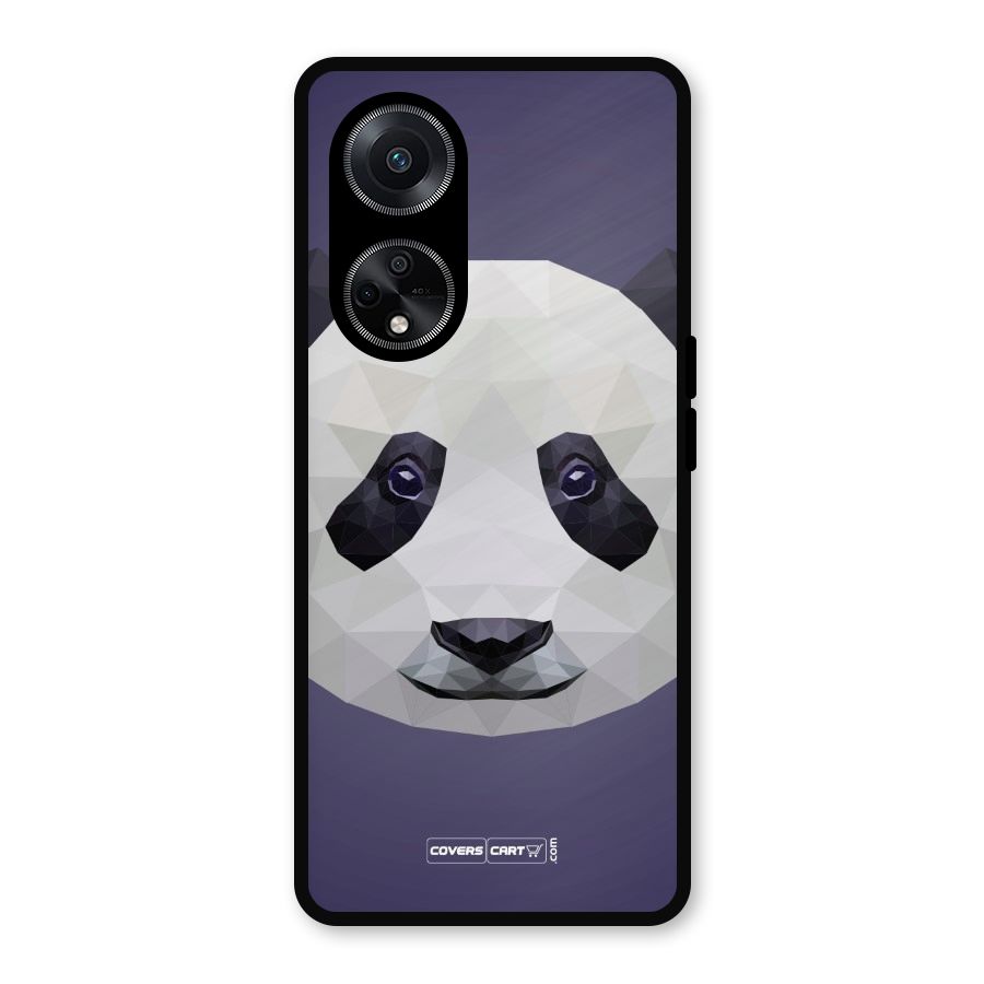 Polygon Panda Metal Back Case for Oppo F23