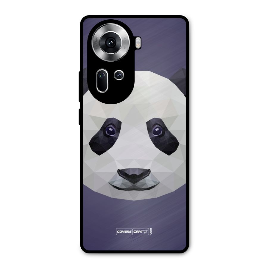 Polygon Panda Metal Back Case for Oppo Reno11 5G