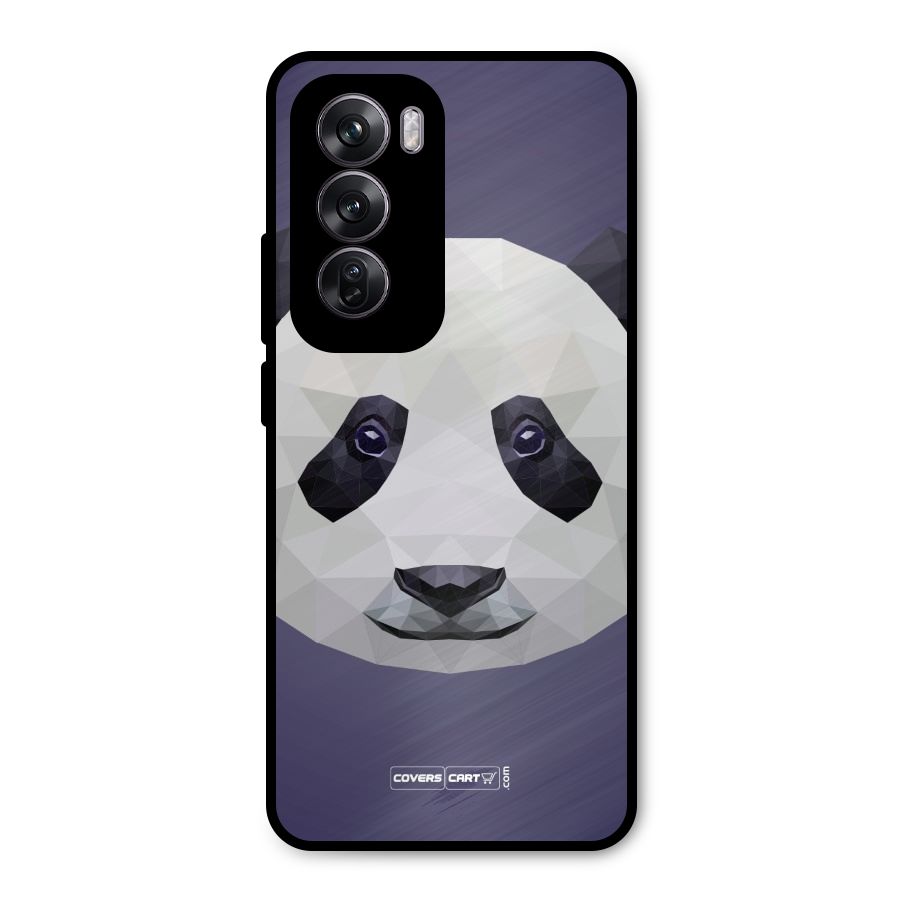 Polygon Panda Metal Back Case for Oppo Reno12 Pro