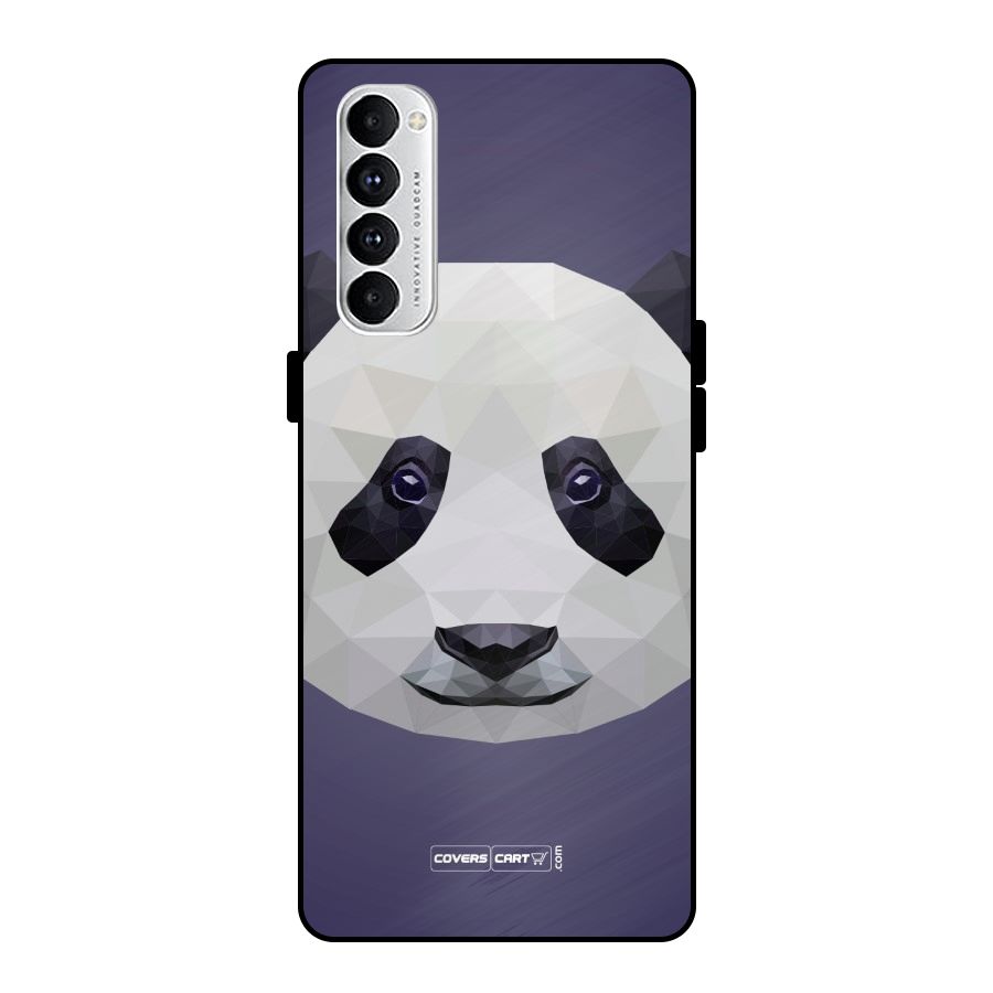 Polygon Panda Metal Back Case for Oppo Reno4 Pro