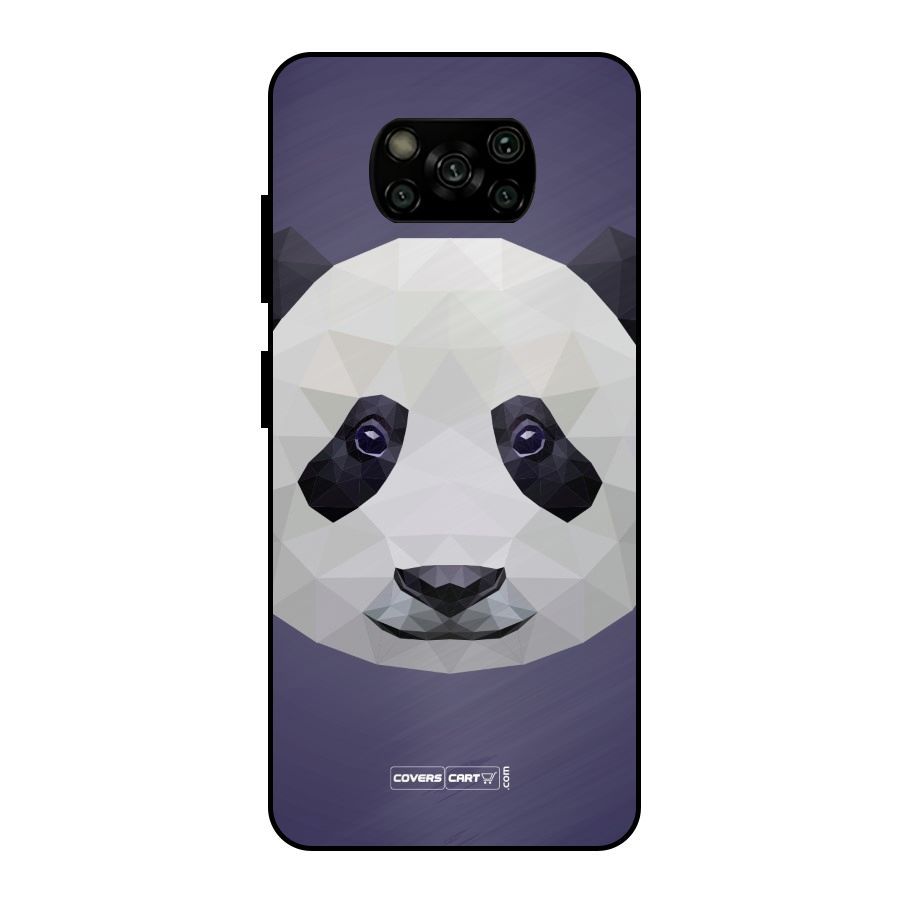 Polygon Panda Metal Back Case for Poco X3