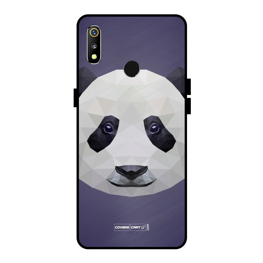 Polygon Panda Metal Back Case for Realme 3i