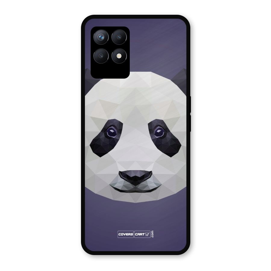 Polygon Panda Metal Back Case for Realme 8i