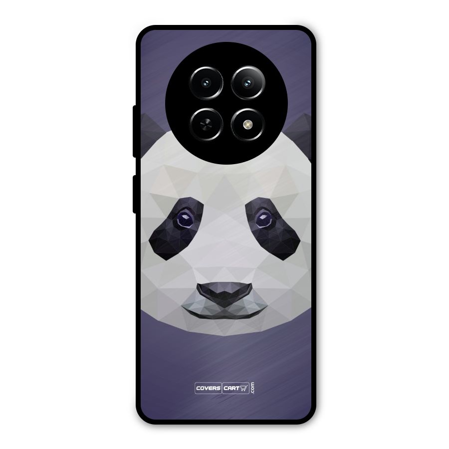Polygon Panda Metal Back Case for Realme Narzo 70x 5G