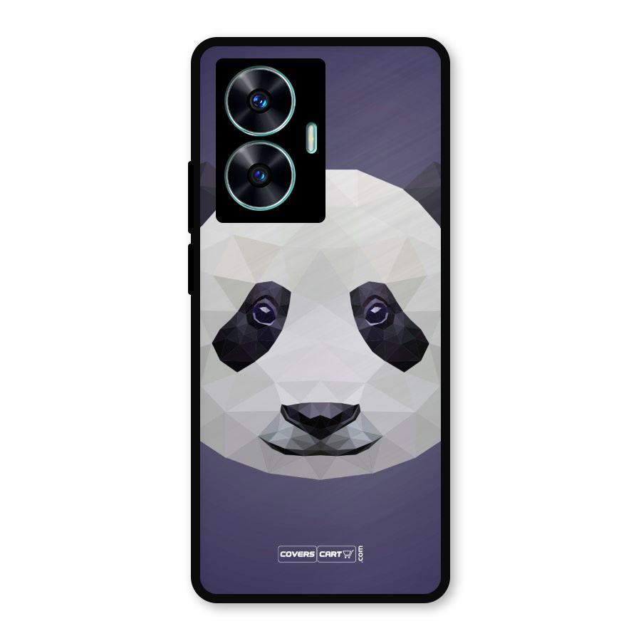Polygon Panda Metal Back Case for Realme Narzo N55