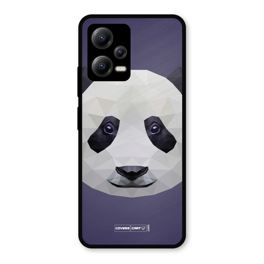 Polygon Panda Metal Back Case for Redmi Note 12 5G