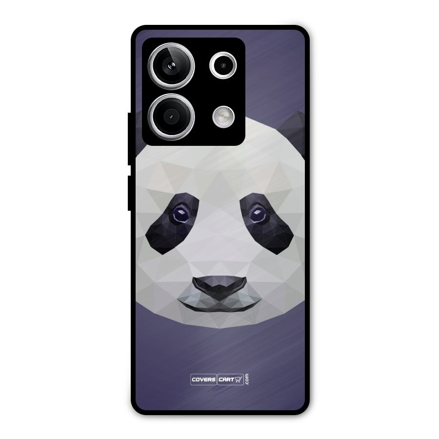 Polygon Panda Metal Back Case for Redmi Note 13 5G