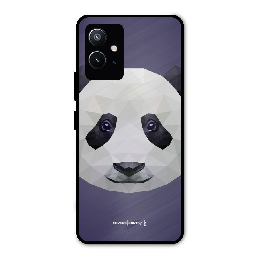 Polygon Panda Metal Back Case for Vivo T1 5G