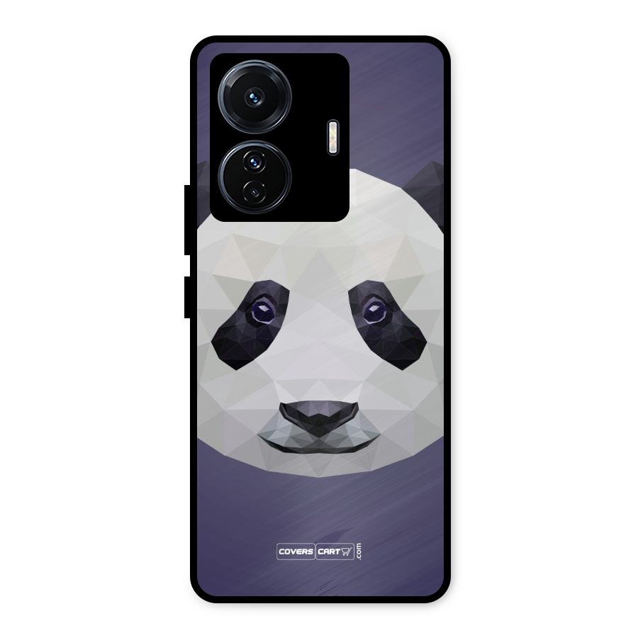 Polygon Panda Metal Back Case for Vivo T1 Pro