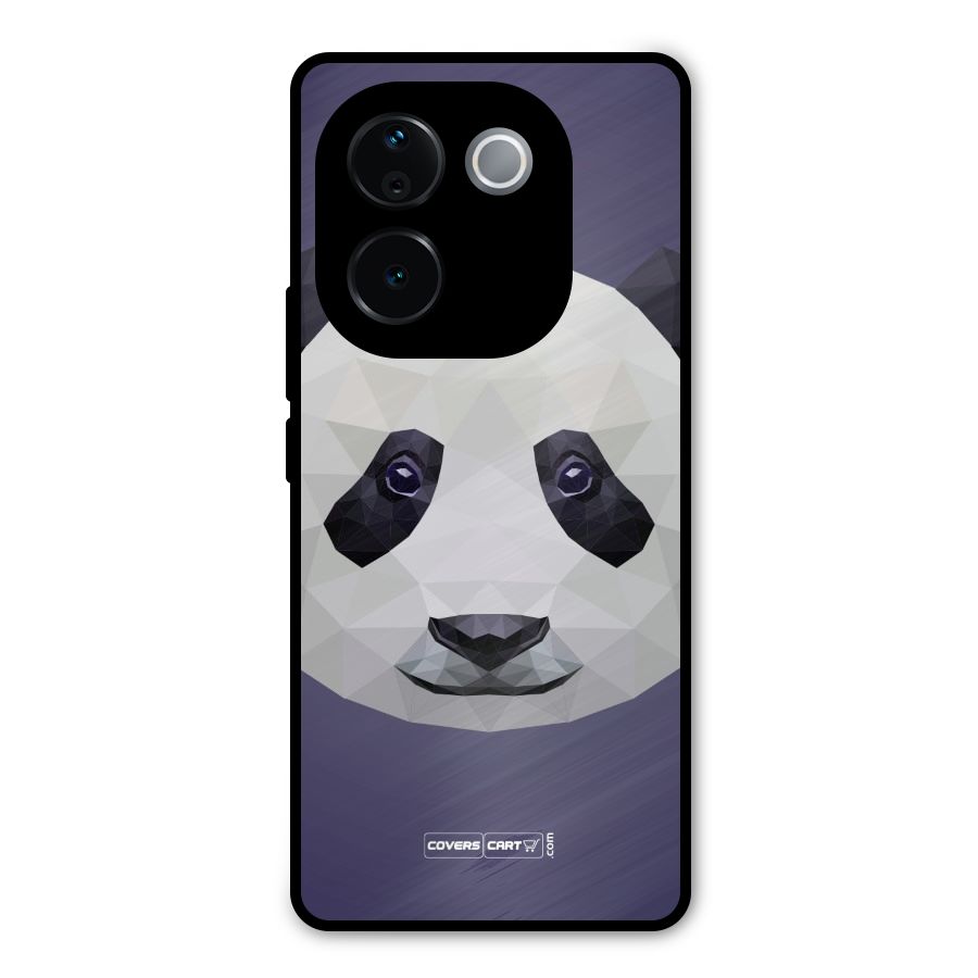Polygon Panda Metal Back Case for Vivo T3 Pro